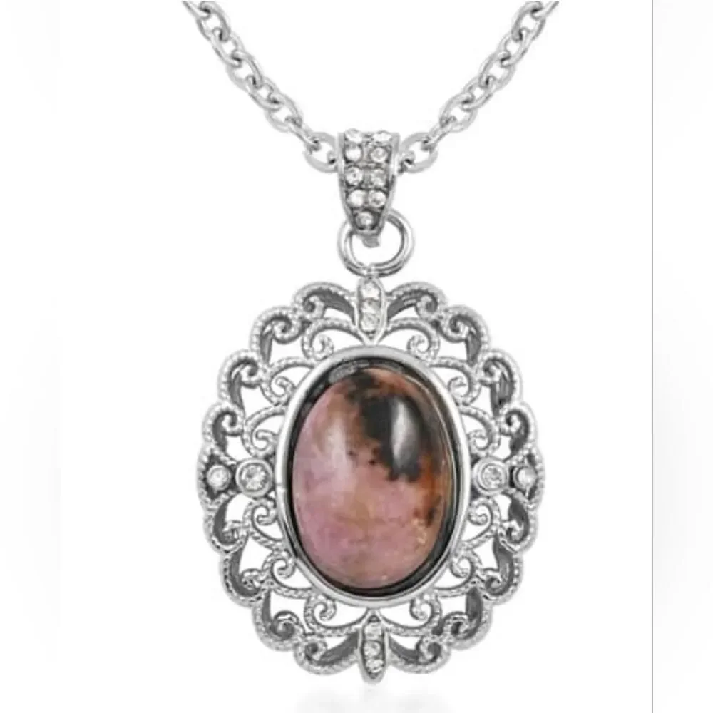Orissa Rhodolite Garnet Pendant Necklace‎